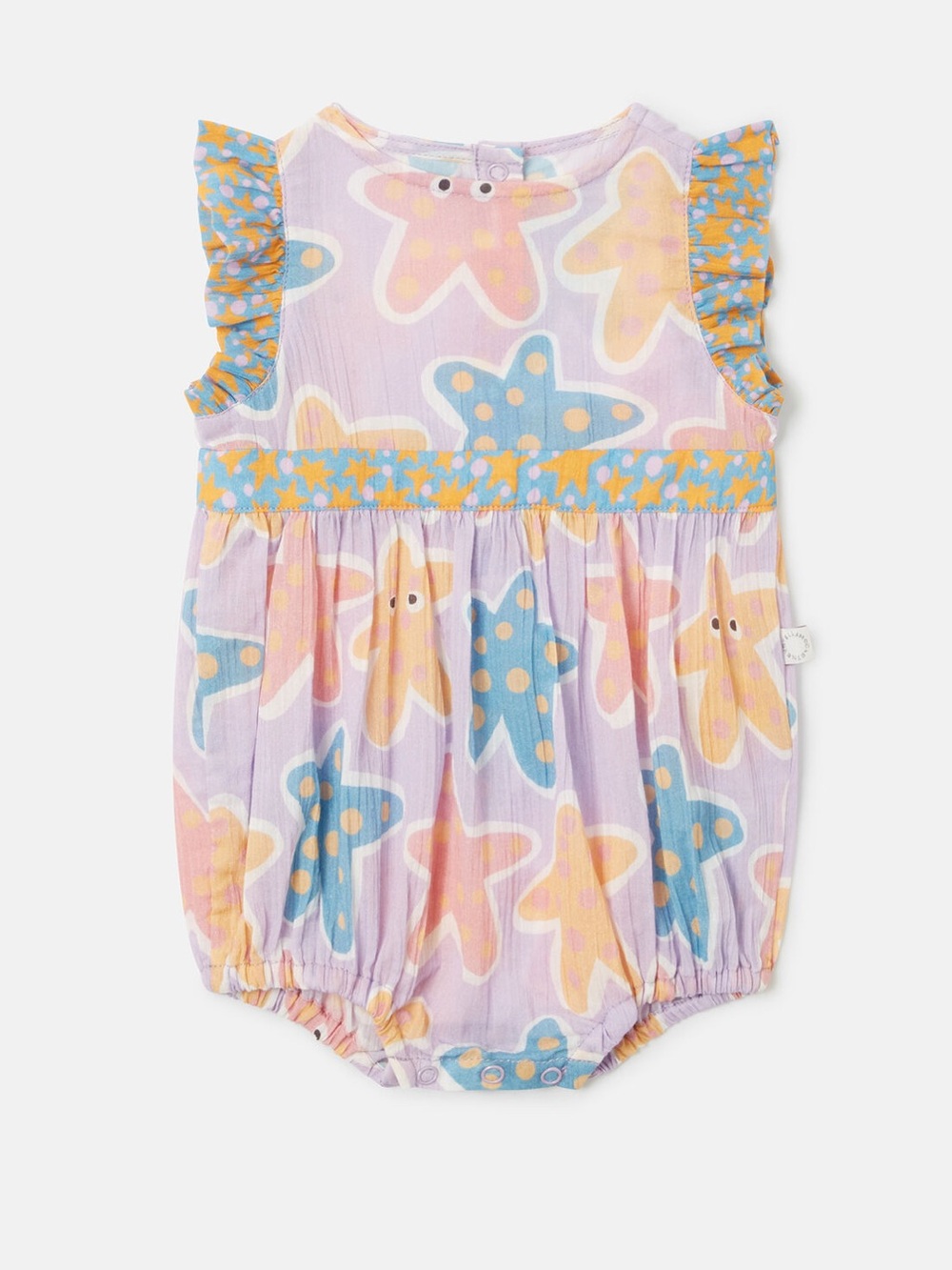Stella McCartney Starfish Print Cotton Romper